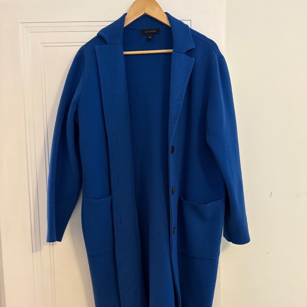 Ann Taylor Long Sweater Cardigan